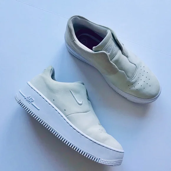 Platform Sneakers Nike Air Force Sage Damen Sage Low All Black Air